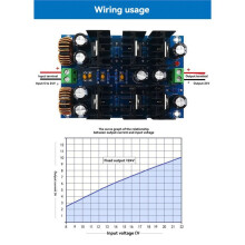 XH-M348 Boost Module Dual Xl6012 Chip - Inverter Board DC5V-24V Output DC24V 10A Boost Board High Power 240W