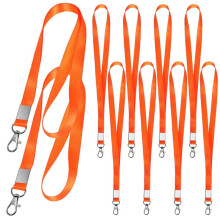 10 Pcs ID Lanyard Key Holder Card Phone Strap Bulk Lanyards