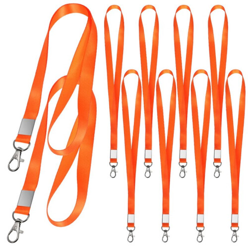 10 Pcs ID Lanyard Key Holder Card Phone Strap Bulk Lanyards