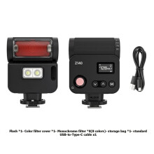 Z140 16Ws Kamerablixt GN15 1200mAh/1200 Blixtar med Full Effekt 6200200K för för för för -Kameror