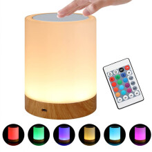Dimmable LED Rechargeable Table Lamp, 13 Colors, USB-C, Portable for Bedroom & Outdoor
