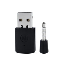 Wireless Game Audio Headphone Adapter Receiver for PS5 PS4 PC, 5.0 USB Audio Transmitter for Gaming Headsets