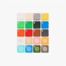 For Filament Swatche 3D Printing Consumables Color Card 24 X 24mm 80pcs