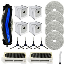 Accessory Kit for Deebot Robot Vacuum Cleaners, Main Side Brush Hepa Filter Mop Cloth Dust Bags Spare Parts