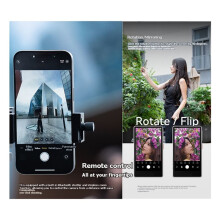 MS02 Magnetic Selfie Monitor Screen for Android Smartphone Rear Camera Vlog External Phone Screen