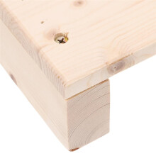Wooden Step Stool 12 Inch Non-Slip for Seniors, Ideal for Kitchen, Bathroom, and Bedroom