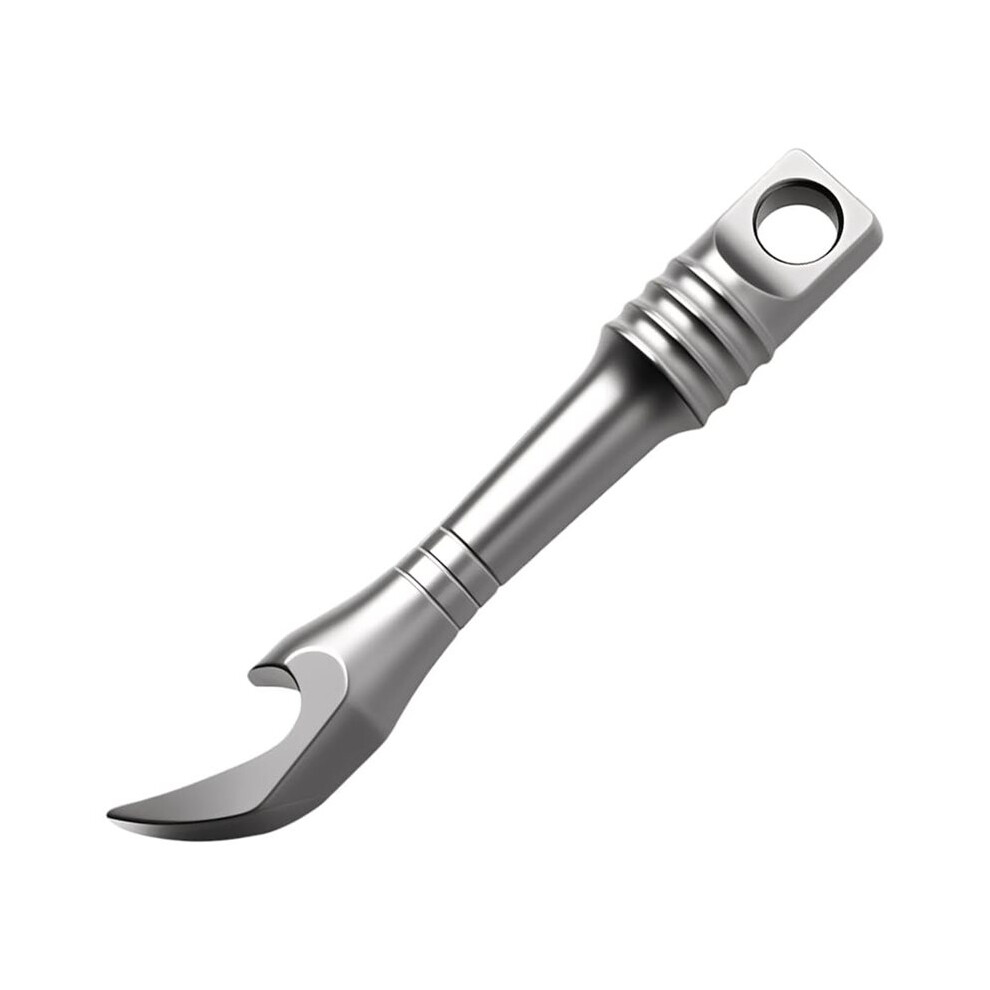 Titanium Pry Bar Multi Tool,Pocket Pry Tool With Keychain Hole,Compact Lever Tool For Bottle Opening,Scraping 6033986757334