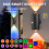 Magnetic Motion Sensor  Light, LED Rechargeable Wall, RGB Gradient Ambient Light, Dimmable Indoor Light. 4