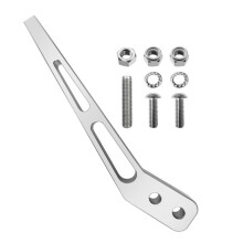 10 Inch Bent Shifter Handle Lever Aluminium Alloy Gear Shift Stick for Tremec T5 T45 T56 TKO500 600 Bent Shift Arm