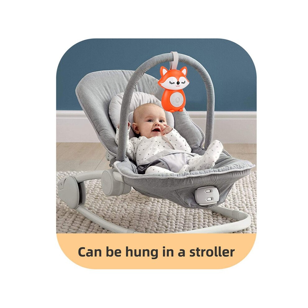 Baby Noise Machine Lullaby Sound Machine,Baby Sound Machine,Portable Baby Soother Sleep Aid Machine White Brecantia