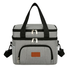 Portable Oxford Cloth Insulated Bag Lunch Large Capacity Bag Outdoor Picnic Bag Food Thermal Pack