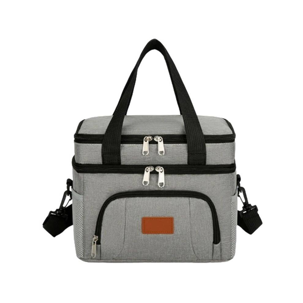 Tauoh Portable Oxford Cloth Insulated Bag Lunch Large Capacity Bag Outdoor Picnic Bag Food Thermal Pack