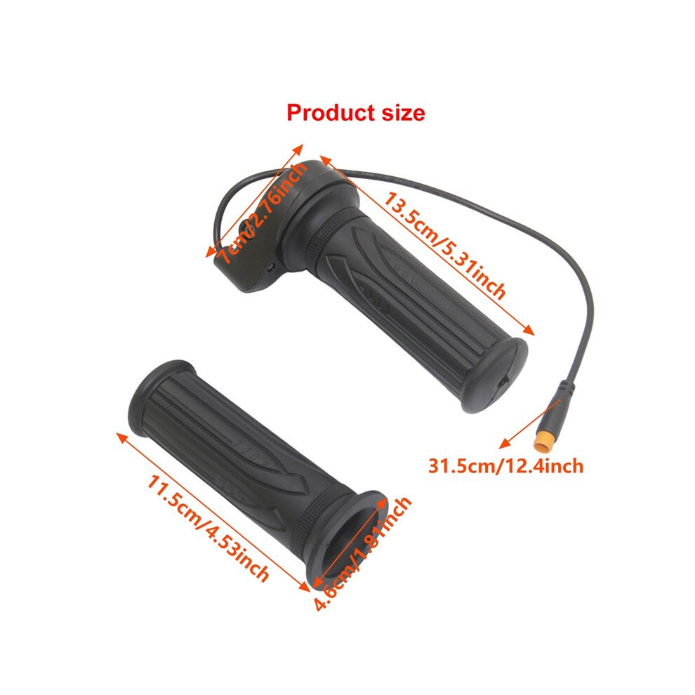 Electric Bike Twist Throttle Grip Accelerator Control Grip Waterproof Connector Handlebars For Risdar Q20 6032234119665