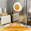 Egg Timer - Magnetic Kitchen Timer with Large LED Display & Preset Buttons (8 Min Soft Boiled) Easy Manual Rotating Dial 5
