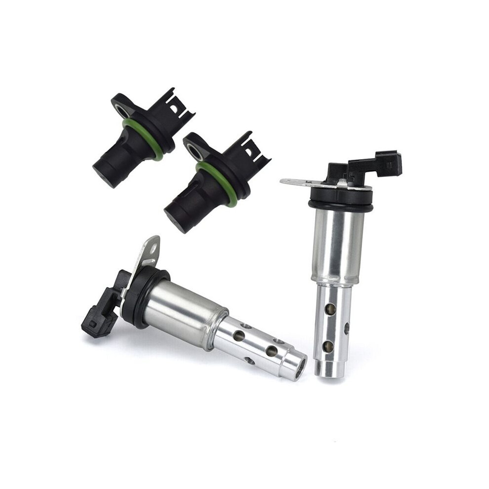 4Pcs 11367516293 13627525014 Camshaft Position Sensor & Timing Solenoid For N51 N52 N53 N54 11367585425 13627558518 4714124280854