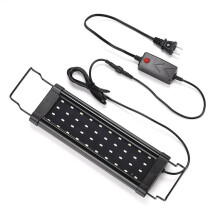 Aquarium LED Light Super Slim Fish Tank Aquatic Plant Grow Lighting Waterproof Bright Clip RGB LED 30-45cm US Plug