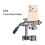 3-Axis Universal Phone Gimbal, Tilt Adjustable 360 Rotation Stabilizer for Phone Android Mobile, Live Streaming Vlog 3