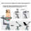 3-Axis Universal Phone Gimbal, Tilt Adjustable 360 Rotation Stabilizer for Phone Android Mobile, Live Streaming Vlog 3