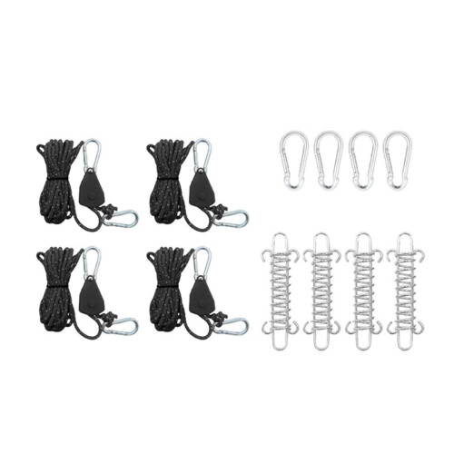 Tent Guy Ropes Reflective Guide Ropes Portable Adjustable Fix Camping Rope Hangers for Outdoor Camping