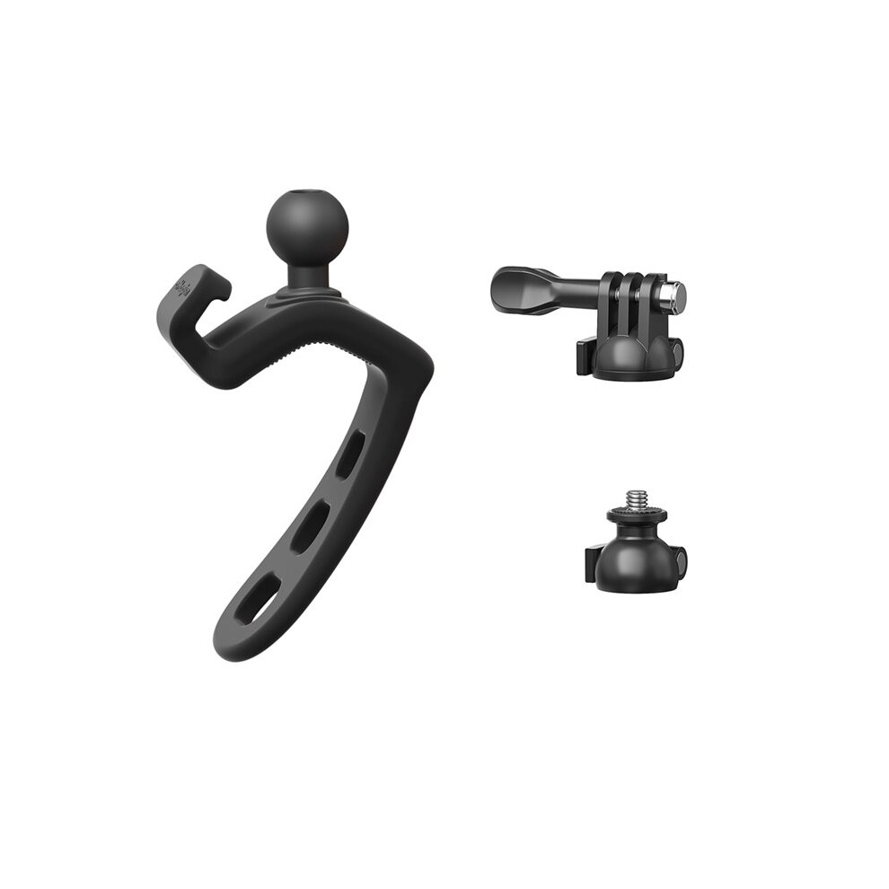 Amagisn Flexible Bracket Adjustable Silicone Mount Action Camera For Action Camera Accessories Black 4713051372274