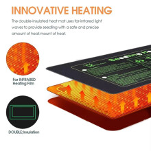Reptielenverwarmingsmat 10x20,75 Inch Verstelbare Constante Temperatuur Zaailingverwarmingsmat voor Plantenkweekmat EU-Stekker