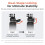 AMAGISN  Flexible Bracket Adjustable Silicone Mount Action Camera for    Action Camera Accessories Black 5