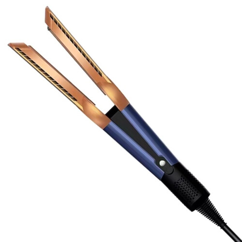 2-in-1 Hair Dryer and Flat Iron Dual Heat Negative Ion Hair Styler for Quick Drying and Straightening Travel Home EU