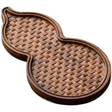 Bamboo Tea Tray, Small Teapot Mat, Dry Tea Set Lid, Teacup Mat, Tea Tray, Teapot Mat, Decorative Items (Small)