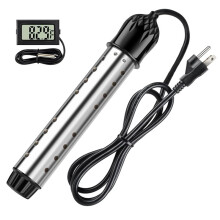 Calentador de Agua Portátil para Cubos y Tinas, Calentador de Inmersión de 2000 W con Apagado Inteligente, para Casas Rodantes y Hogares con Enchufe
