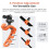 AMAGISN  Flexible Bracket Adjustable Silicone Mount Action Camera for    Action Camera Accessories Black 6