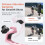 AMAGISN  Flexible Bracket Adjustable Silicone Mount Action Camera for    Action Camera Accessories Black 8