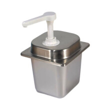Flacone per Condimento da 10 Cc, Erogatore Manuale per Insalata, Erogatore di Salsa Ketchup Staccabile In Acciaio Inossidabile da 2,3 L