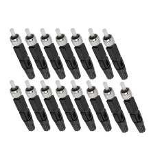 15Pcs FC Single-Mode Cold Splice Optical Fiber Cable Splice Connector Pre-Buried Fiber Optic Quick Connector