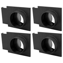 4pcs 70108 4 Inch Dust Collector Blast Gate - Airflow Control Dust Collection Fittings for Dust Collectors and 4" Hose