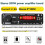 2x100W 12V Amplifier Audio Player BT 5.0 MP3 Decoder Board MP3 Player Car FM Radio Module USB Mic Record Call 1