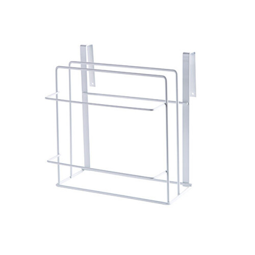 (White) Double Layer Kitchen Storage Rack & Board Holder