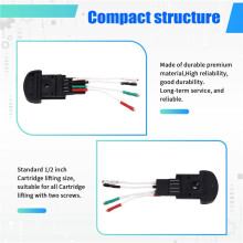 Turntable Cartridge Stylus Headshell Refit Lifting Piece Pure Silver Wire for BSR AS1002 300KAX 20BPX Mark IV Tonearm