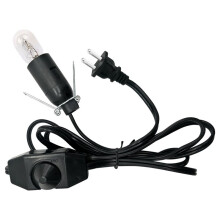 Cordon et Ampoule pour Lampe de Sel de L'Himalaya avec Variateur, Cordon de Remplacement D'Origine pour Lampes de Sel (Prise Européenne)