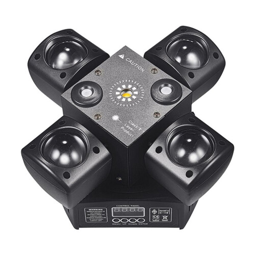 1set Stage Effect Light,  Four Arm Laser Light, Bar Disco Effect, Flash, Rotating  Light, LED EU Plug