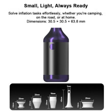 Portable Electric Air Pump for Inflating Deflating Vacuum Storage Bags for Inflatable Mattresses, Swimming Rings