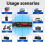 2x100W 12V Amplifier Audio Player BT 5.0 MP3 Decoder Board MP3 Player Car FM Radio Module USB Mic Record Call 8