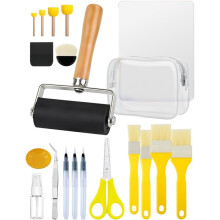 Essential Decoupage Tool Set Silicone Table Mat,for DIY and Crafts Projects Decoupage Kits for Adults for Paper