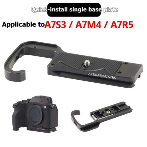 A7V Baseplate Quick Release Hand Grip for  A7M5 A7M4 A7RM5 A7S3 Camera for Arca Swiss Tripod  Stabilize 2