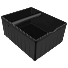 Scatola per Spillatura Caffè Espresso, Scatola per Spillatura Fondi di Caffè, con Asta di Spillatura e Base In Gomma Antiscivolo, Scatola per