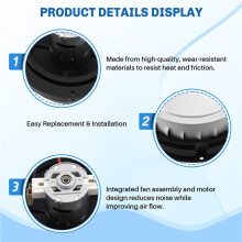 Vacuum Motor for  Floor One S3 /  IFloor 3 Replacement Parts Water-Absorbing Fan FW040100CN