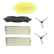 For RCV3 Robot Vacuum Replacement Parts Vacuum Main Roller Brush Side Brush Mop Cloth 2.269-621.0