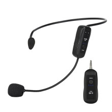 2.4G Draadloze Dasspeldmicrofoonzender voor op Het Hoofd, Geschikt voor Versterker, Spraakluidspreker, Lesgeven en Rondleidingen