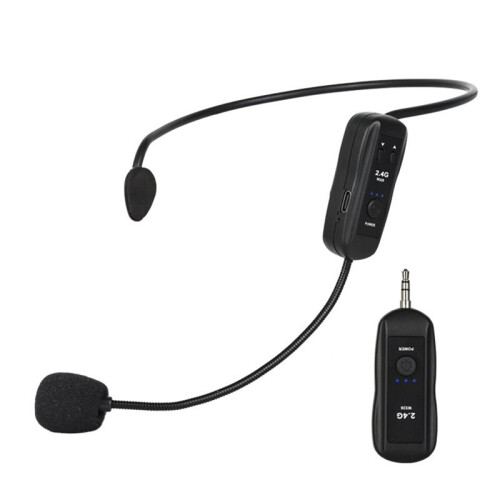 2.4G -Mounted Wireless Lavalier Microphone Transmitter for Amplifier Voice Speaker Teaching Tour Guide