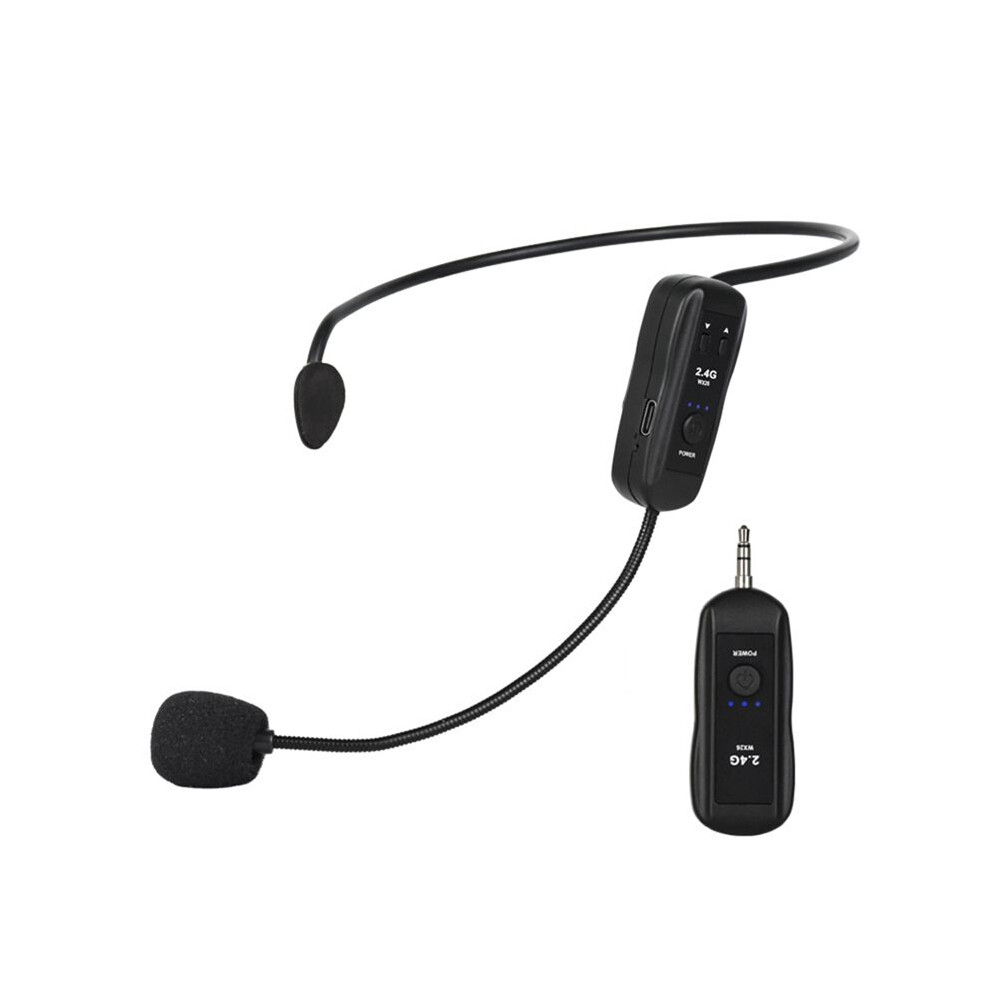 2.4G -Mounted Wireless Lavalier Microphone Transmitter For Amplifier Voice Speaker Teaching Tour Guide 6032687737928