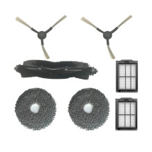 For  RCV5 Vacuum Cleaner Vacuum Main Roller Brush Side Brush Filter Mop Cloth Replacement Parts 7PCS